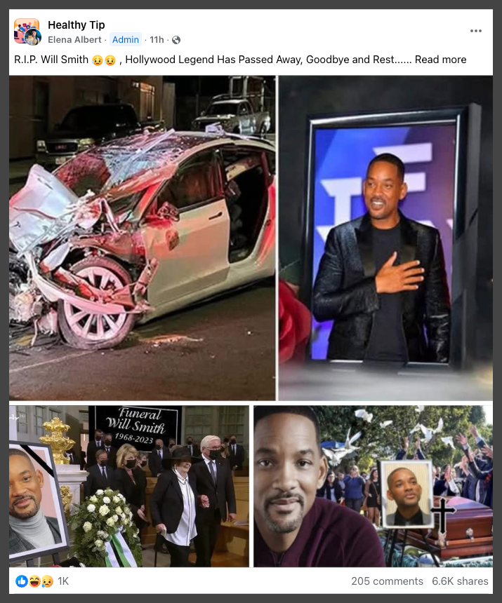 Will Smith Is  Dead…: Car Accident Death